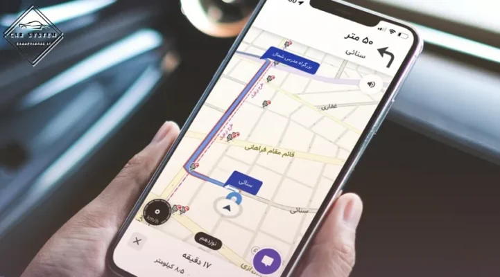 نصب نشان روی مانیتور ماشین
